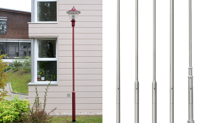 B 01.01 Modell Group Lighting Poles - / Series Steel Poles